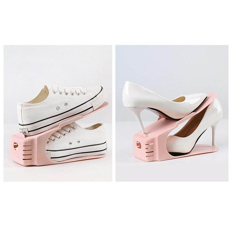 5PCS Adjustable Space Saving Shoe Organizer - Image 4
