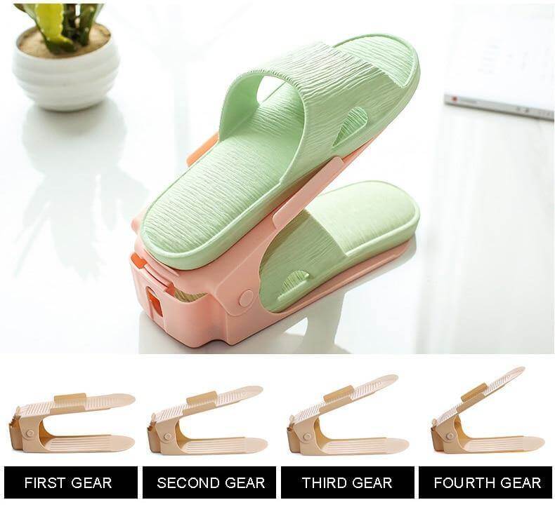 5PCS Adjustable Space Saving Shoe Organizer - Image 2