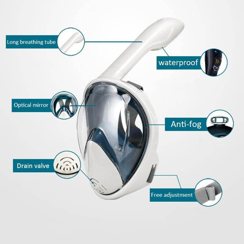 Anti Fog Full Face Diving Mask - Image 2