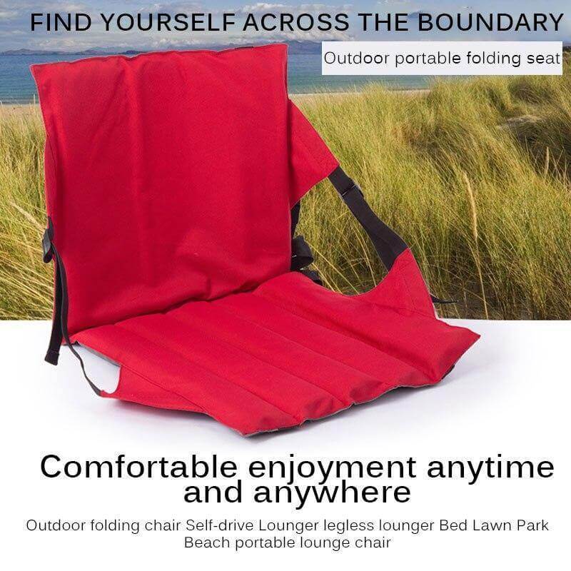Non-Slip Foldable Seat Pad With Backrest - Image 5