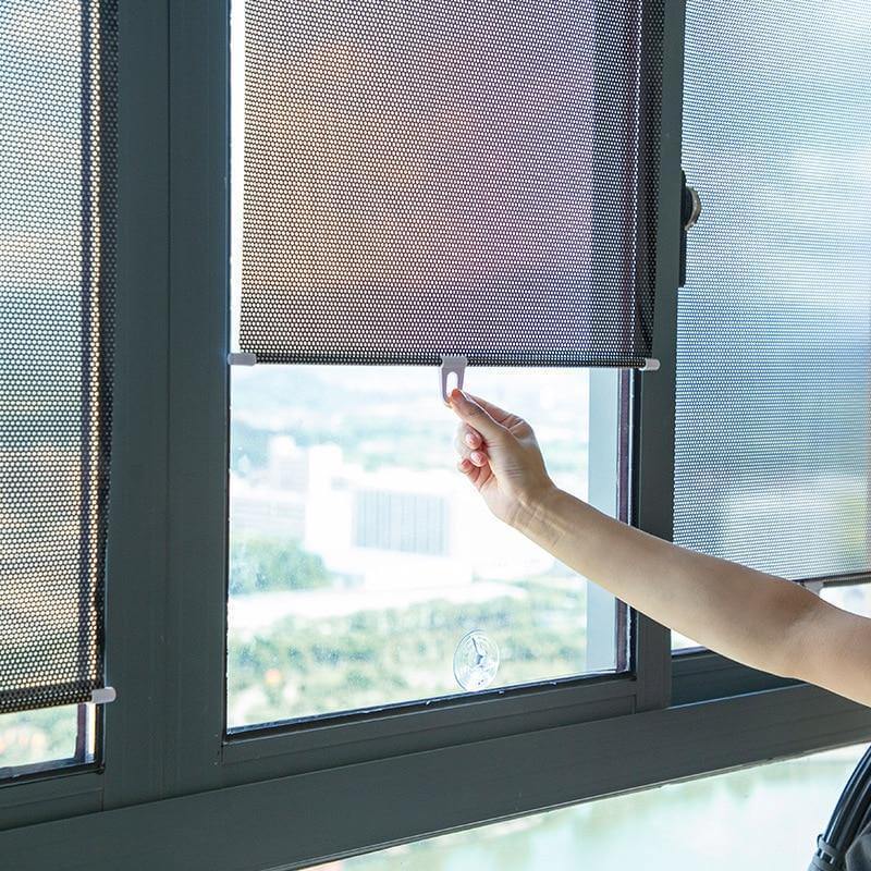 Suction Cup Sun Shading Roller Blinds - Image 1