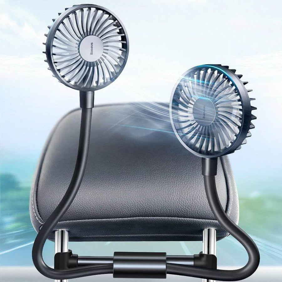 360 Degree Rotating Double Car Cooling Fan - Image 0