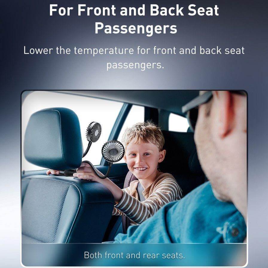 360 Degree Rotating Double Car Cooling Fan - Image 6