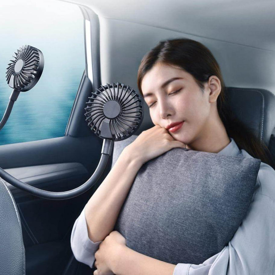 360 Degree Rotating Double Car Cooling Fan - Image 1