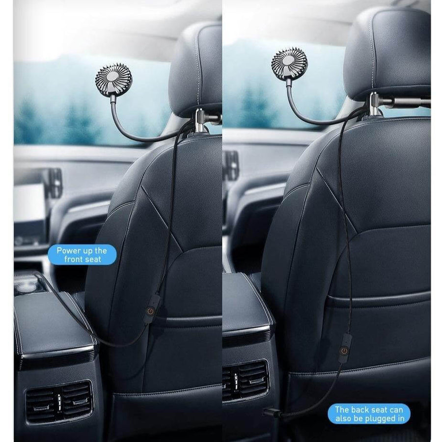 360 Degree Rotating Double Car Cooling Fan - Image 3
