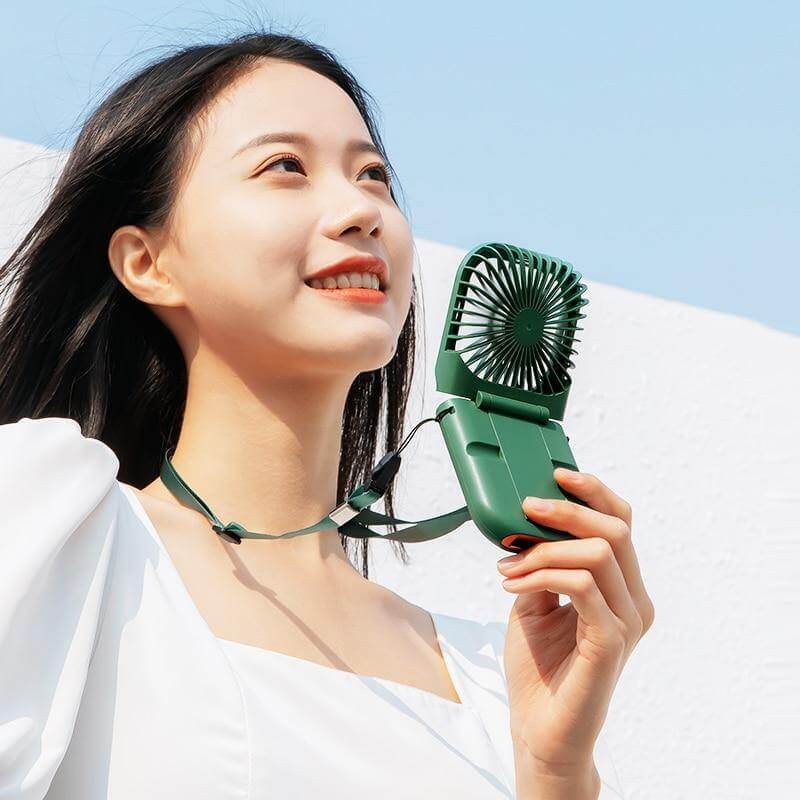 Multi-function Power Bank Neck Fan - Image 2