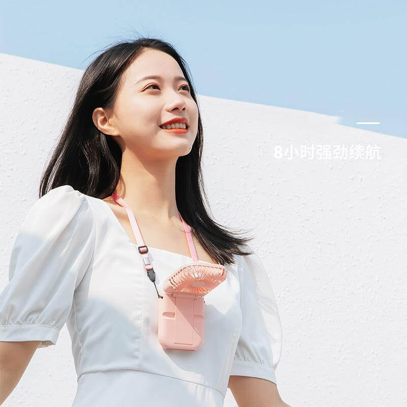 Multi-function Power Bank Neck Fan - Image 1