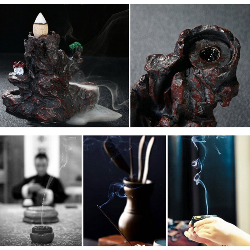 Ceramic Creative Waterfall Incense Burner - Image 2