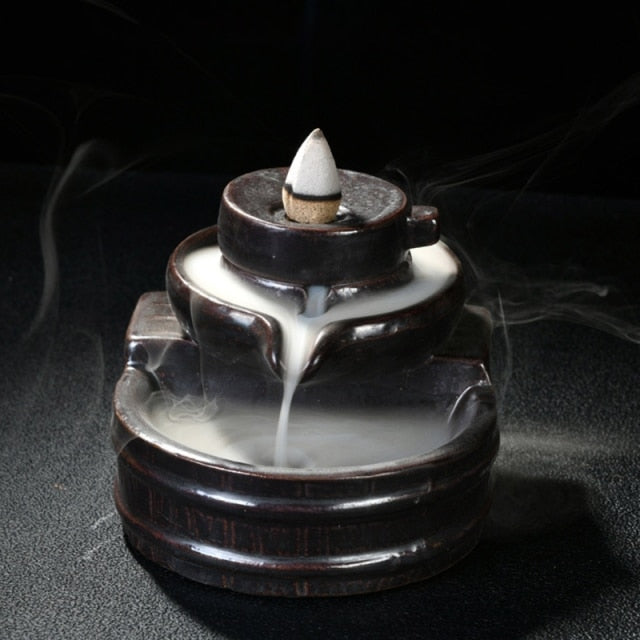 Ceramic Creative Waterfall Incense Burner - Image 4