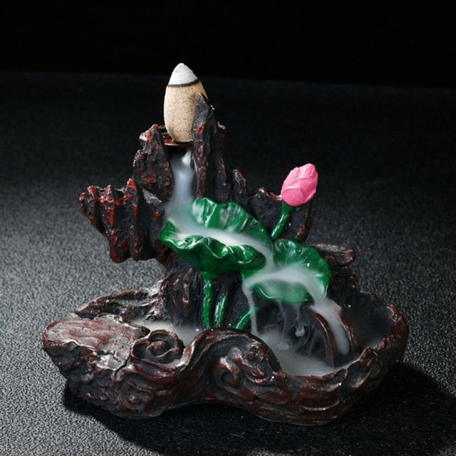 Ceramic Creative Waterfall Incense Burner - Image 8