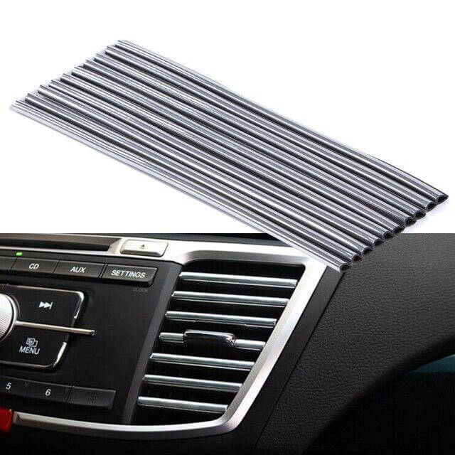 10PCS DIY Car Air Outlet Decorative Strip - Image 9