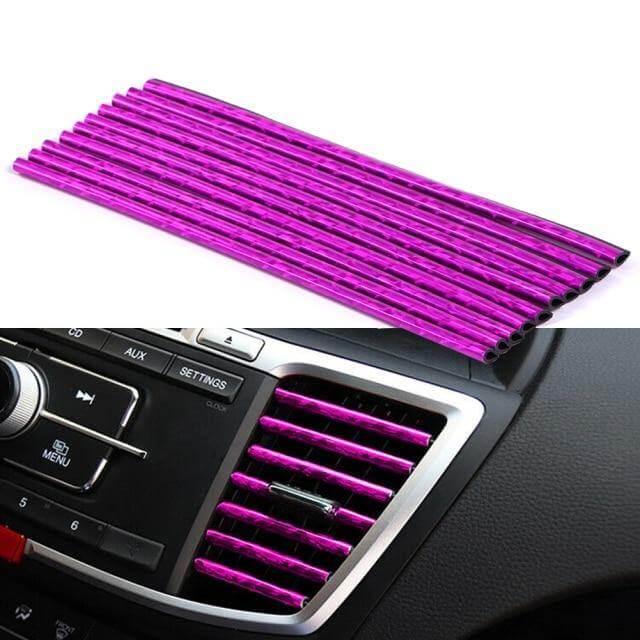 10PCS DIY Car Air Outlet Decorative Strip - Image 3