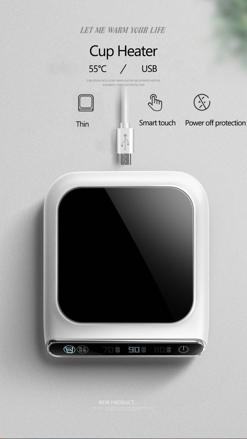 Elegant Smart USB Mug Warmer Coaster - Image 3