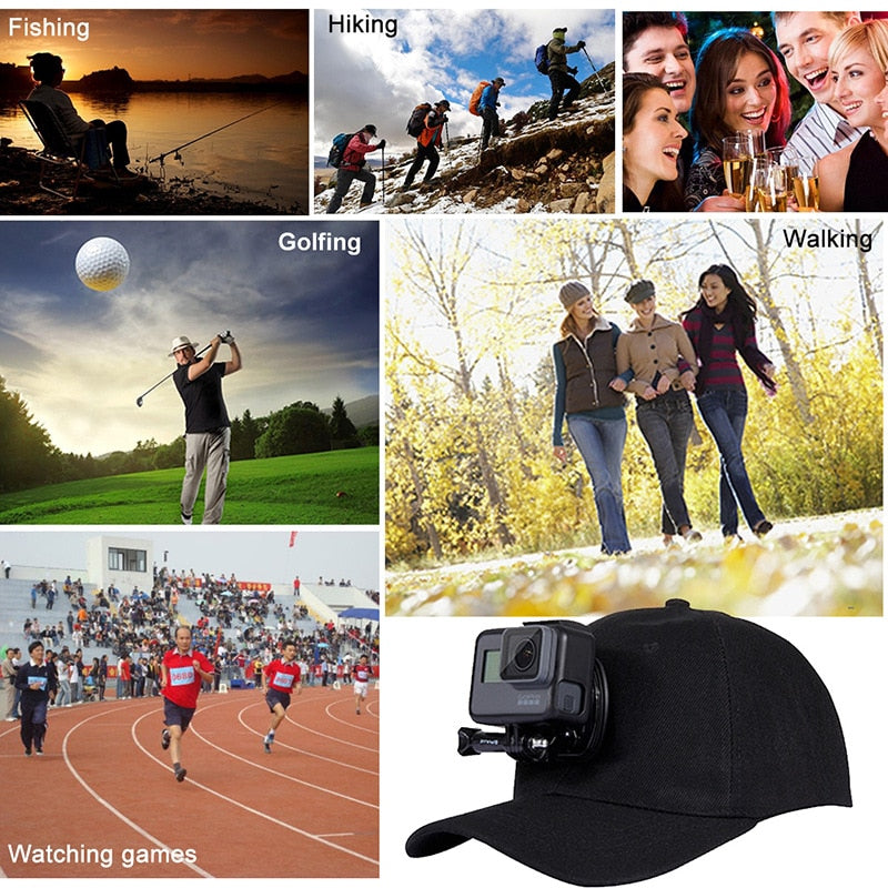 Adjustable Action Camera Hat - Image 13