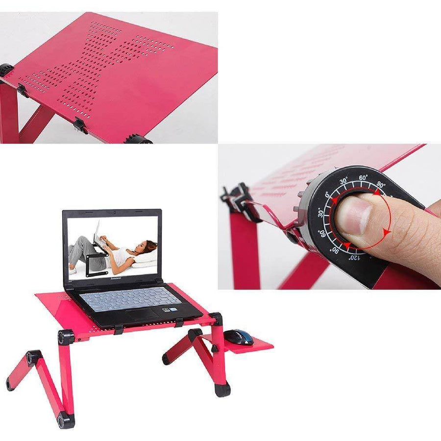 Adjustable Aluminum Ergonomic Laptop Stand - Image 2