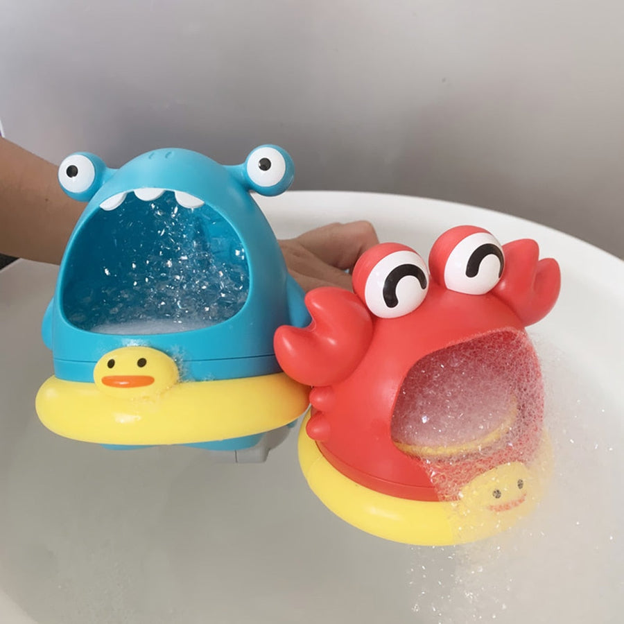 Shark Bubble Blowing Bathtub Toy - Image 2