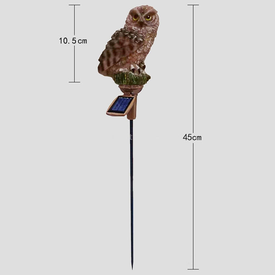 Creative Owl Garden Solar Night Lamp - Image 12