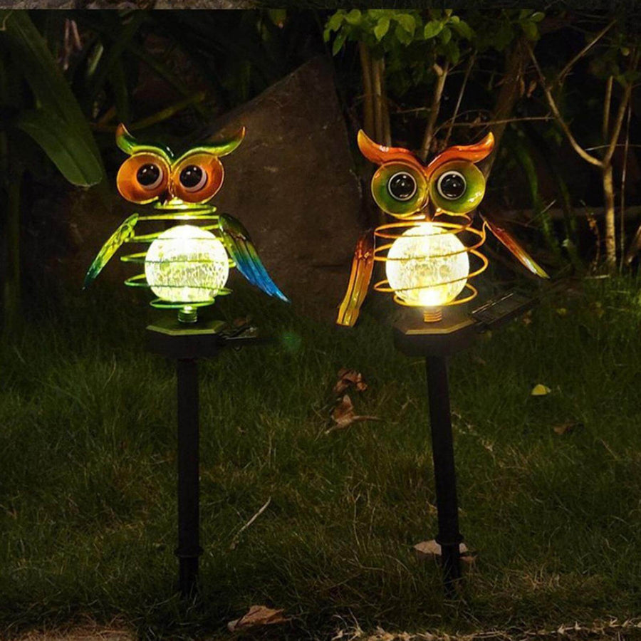 Creative Owl Garden Solar Night Lamp - Image 4