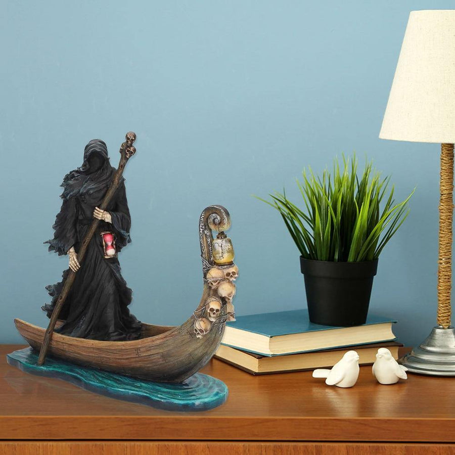 Scary Man Boat Resin Figurine Home Decor - Image 1