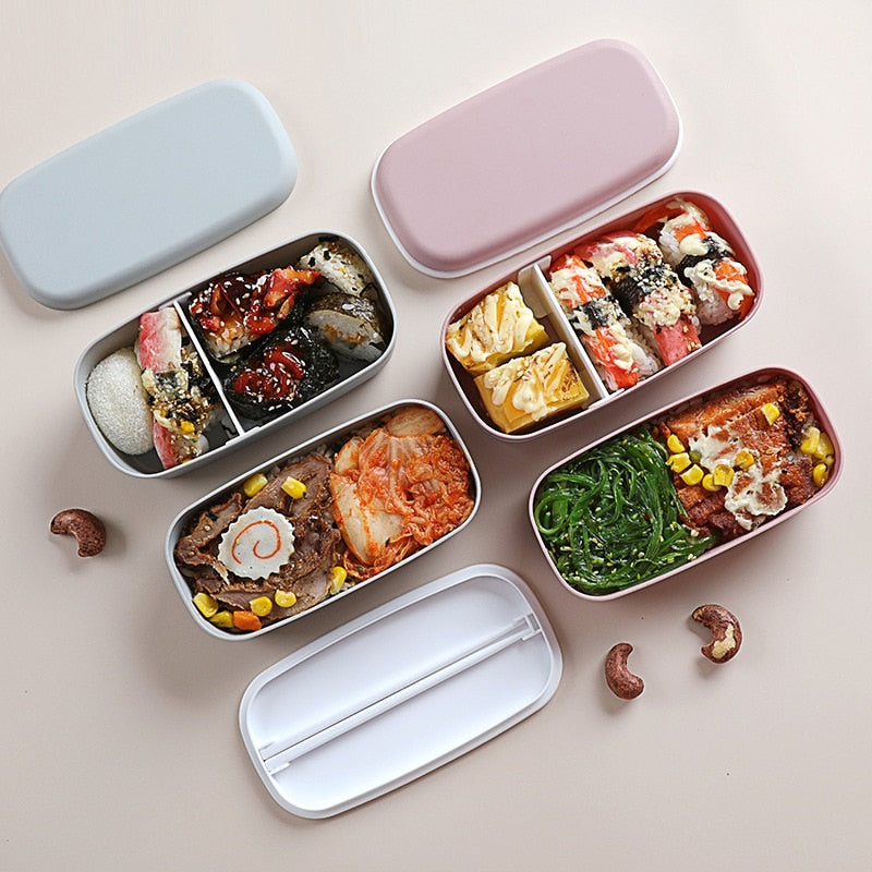 Double-Layer Metal Fresh Keeper Lunch Box - Image 1