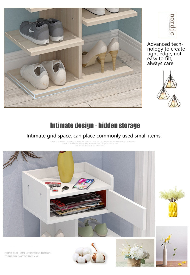 Multi-Layer Simple Space Saving Shoe Rack Shelf - Image 7