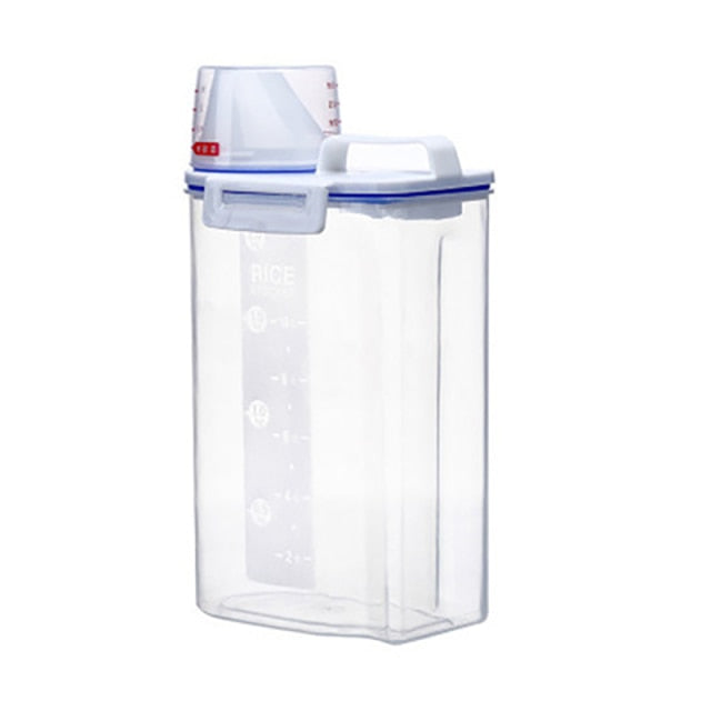 Measuring Cup Lid Cereal Grain Storage Dispenser - Image 6