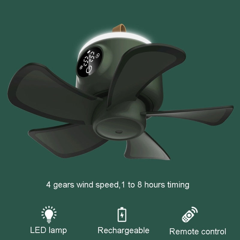Remote Control Air Cooler Ceiling Fan - Image 3