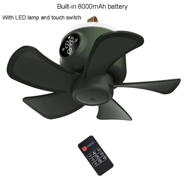 Remote Control Air Cooler Ceiling Fan - Image 2