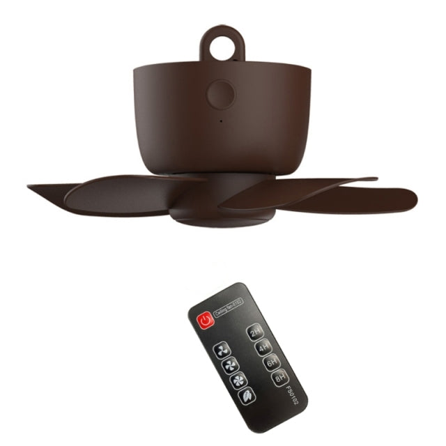 Remote Control Air Cooler Ceiling Fan - Image 11