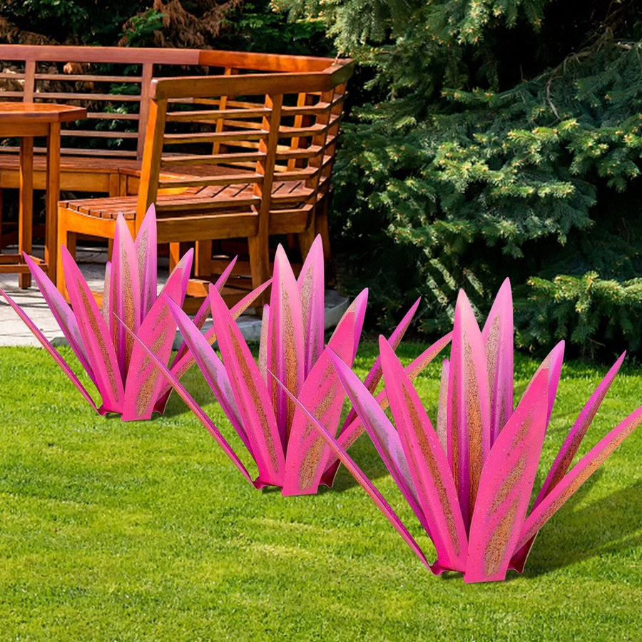 Metal Decorative Outdoor Cactus - Image 2