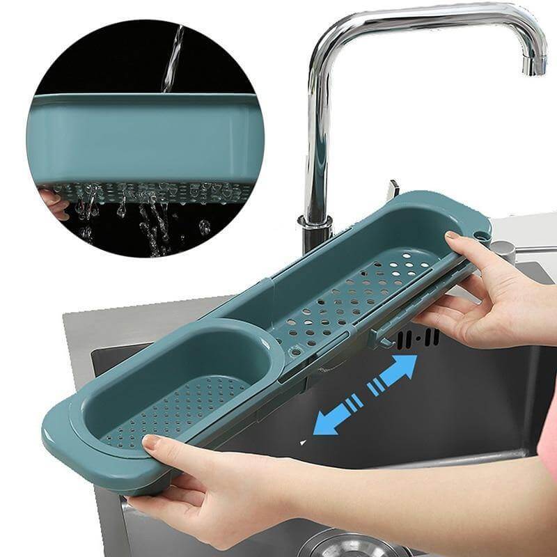 Kitchen Retractable Sink Rack Organizer - Image 6