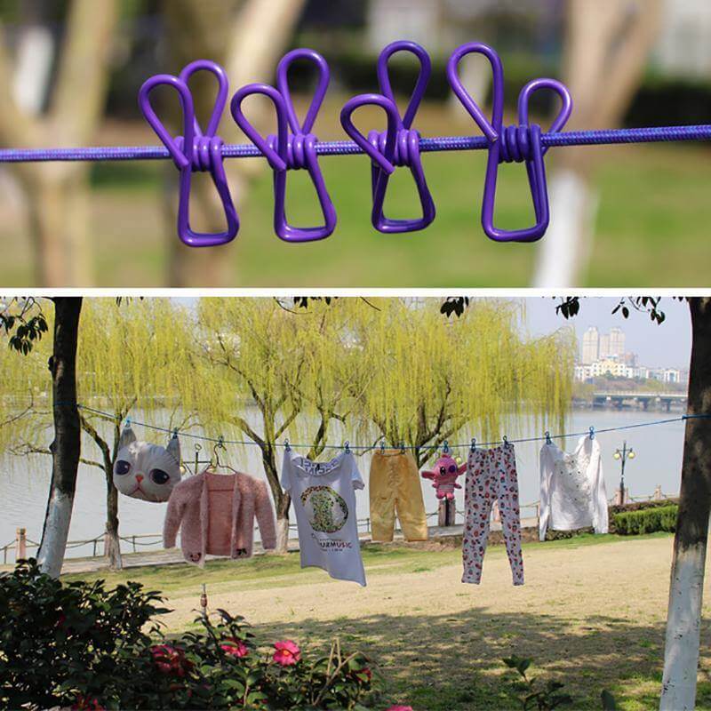 Portable Easy Dry Windproof Travel Camping Drying Rope - Image 2