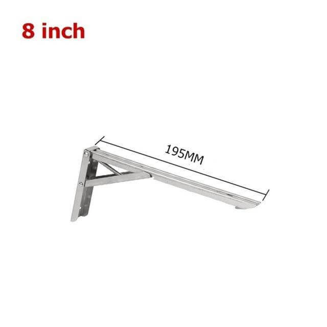2PCS Triangle Folding Wall Mounted Shelf - Image 4