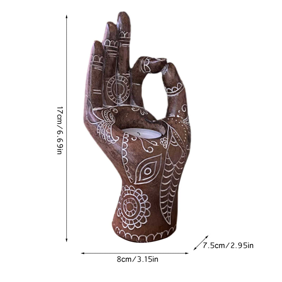 Creative Relaxing Meditation Candle Holder - Image 5