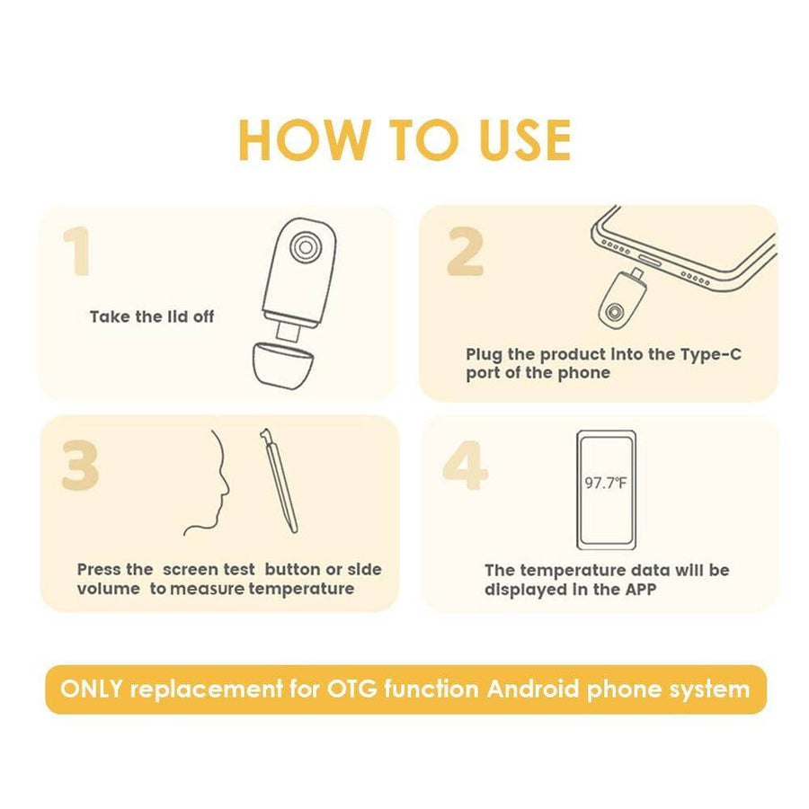 Portable Forehead Phone Thermometer - Image 8