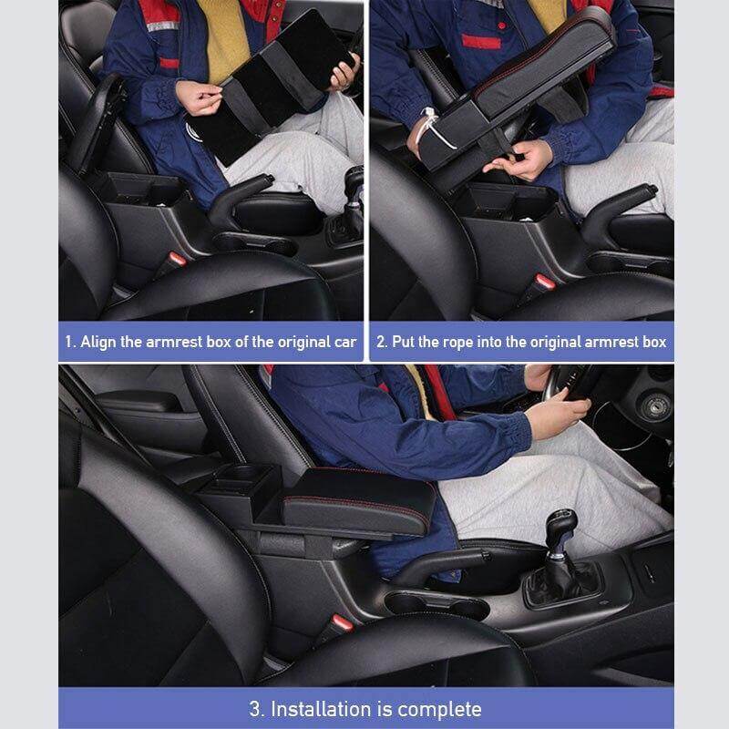 Multifunctional Universal Car Armrest Storage Box - Image 2