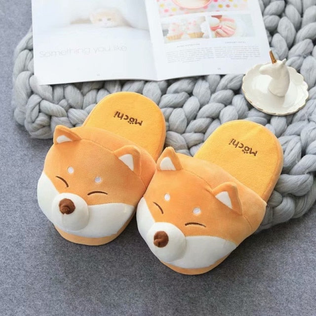 Cute Cartoon Puppy Cozy Indoor Slippers - Image 8