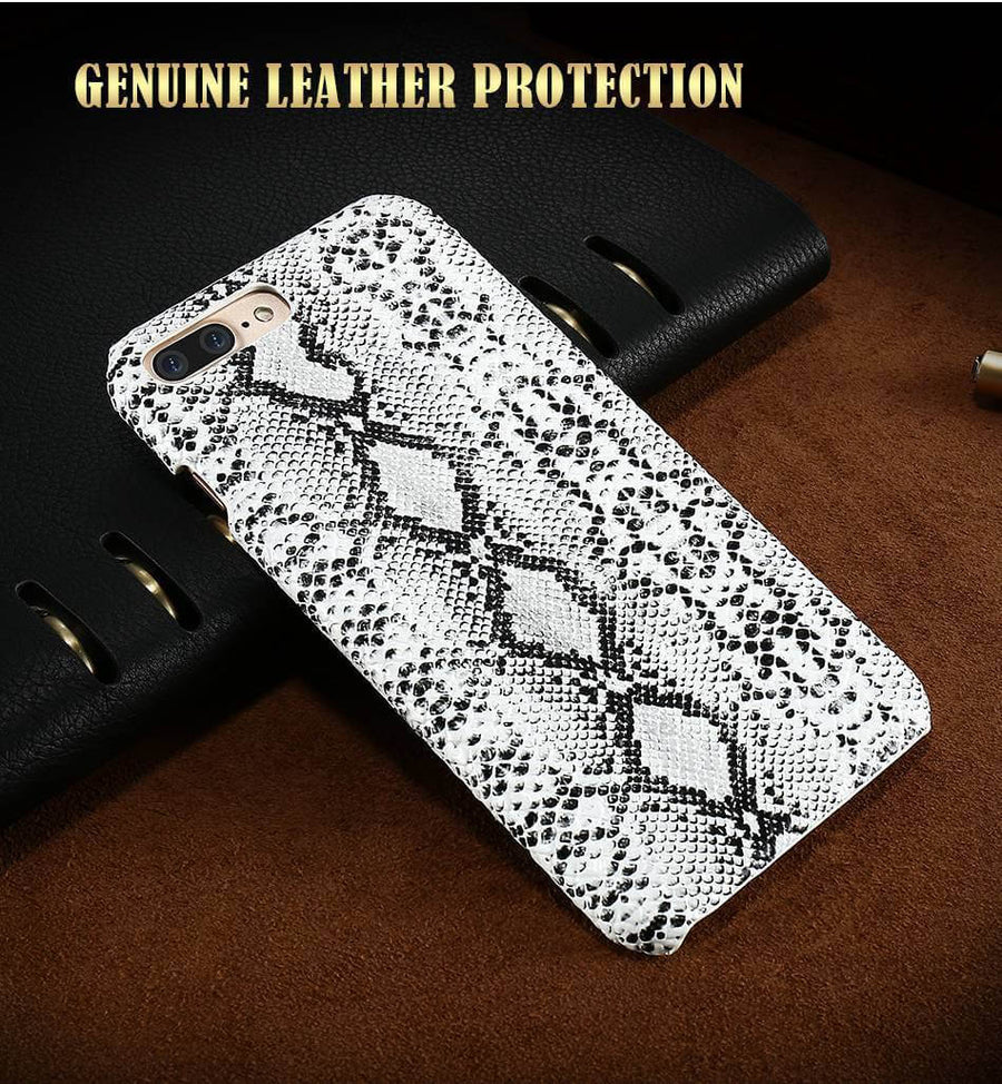 Luxury Crocodile Snake Leather Case For Iphone - Image 9