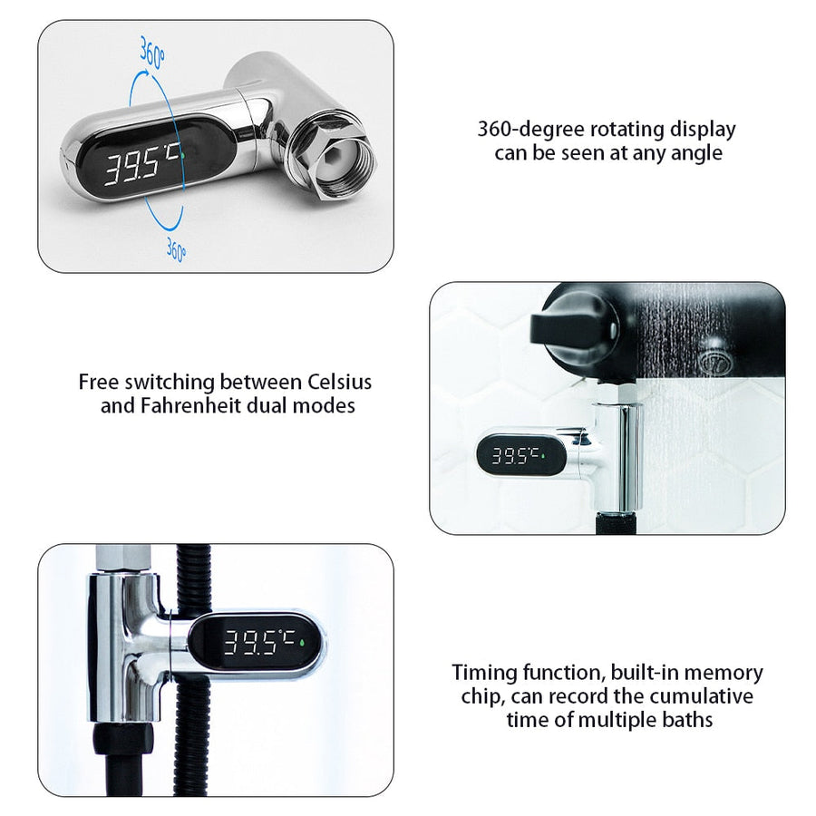 LED Screen Bath Water Thermometer Faucet - Image 5