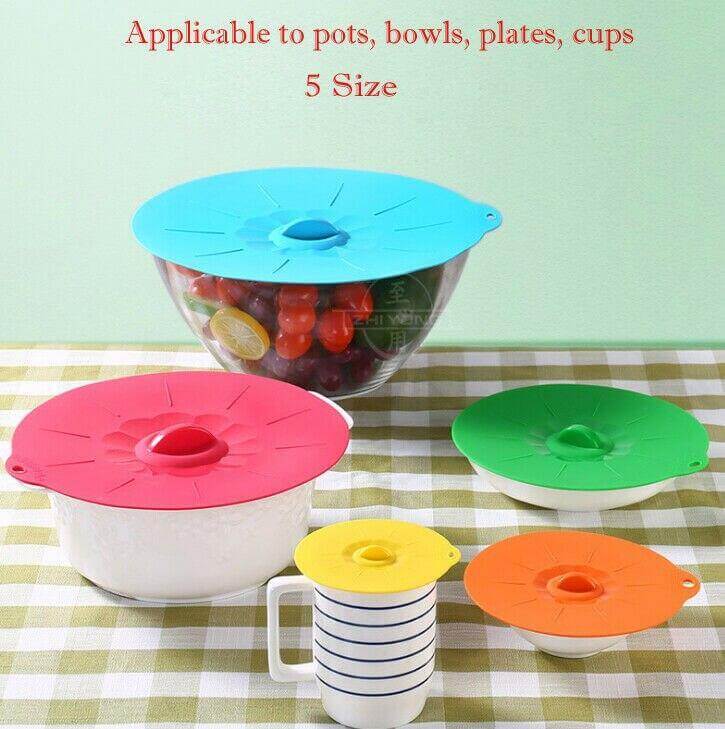 Silicone Stretch Bowl Lid Set - Image 6