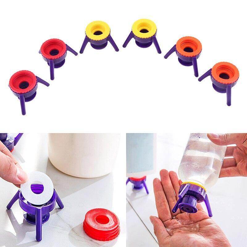 6Pcs Leakproof Bottle Cap Stand - Image 1