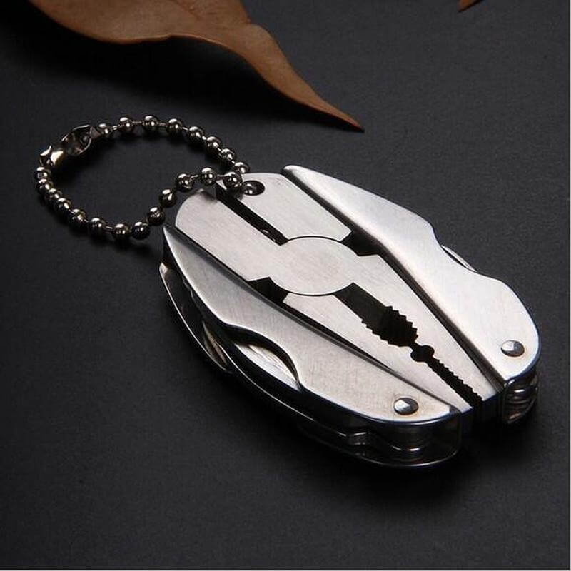 6in1 Foldable Travel Camping Keychain Tool Kit - Image 0