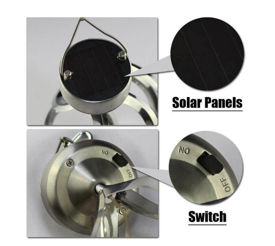 7-Colour Solar Changing LED Wind Chimes Light - Image 7
