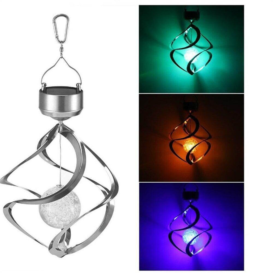 7-Colour Solar Changing LED Wind Chimes Light - Image 1