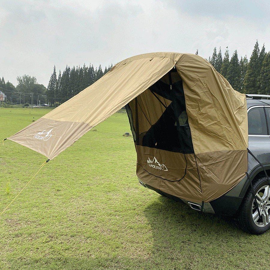 Camping Waterproof Car Sunshade Trunk Tent - Image 1
