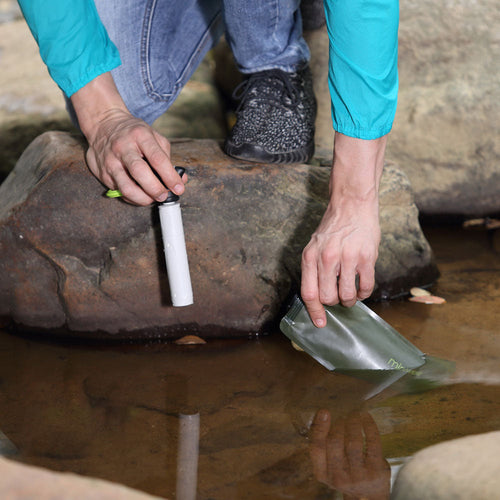 Camping Water Purification Filtered Bottle - Image 0