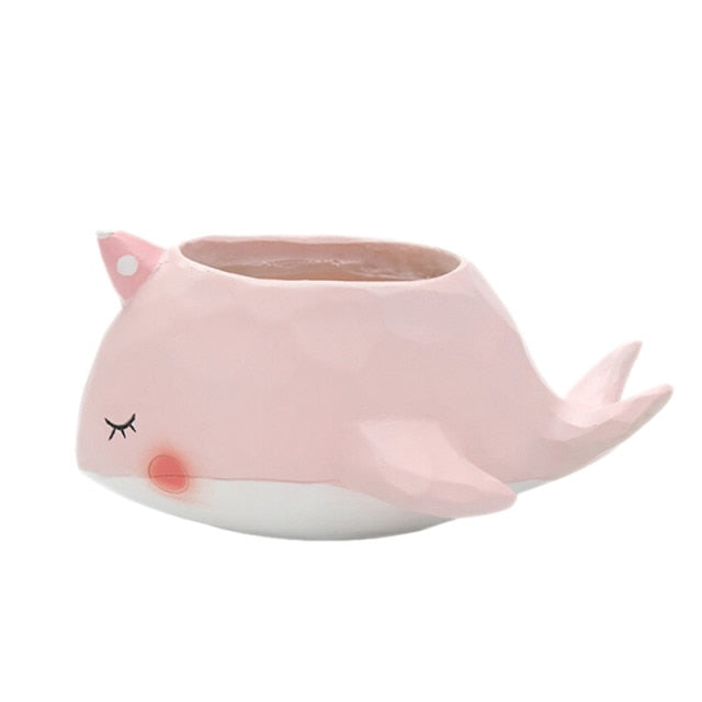 Whale Decorative Flower Vase - Image 3