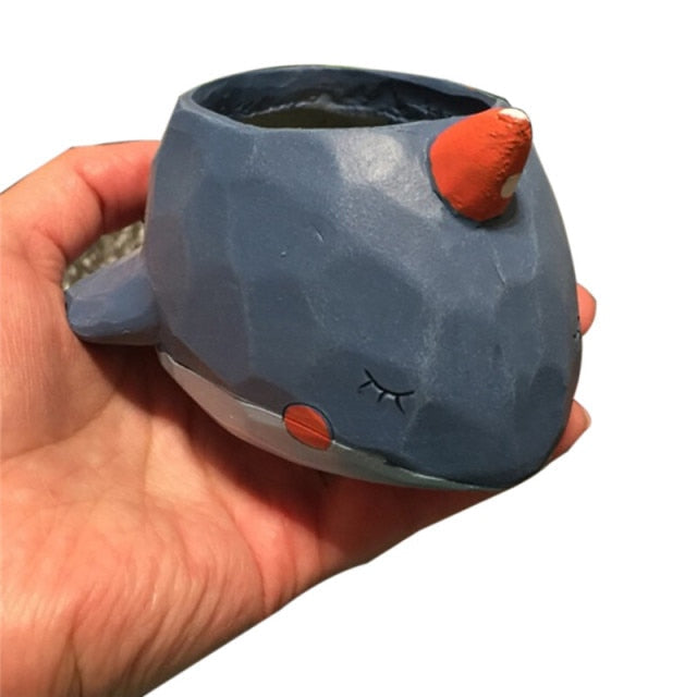 Whale Decorative Flower Vase - Image 6
