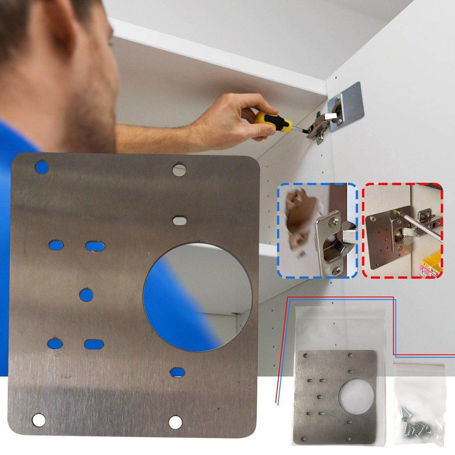 Stainless Steel Hinge Repair Kit - Image 1