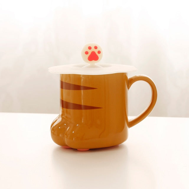 Cute Cat Paw Ceramic Coffee Mug - Image 10